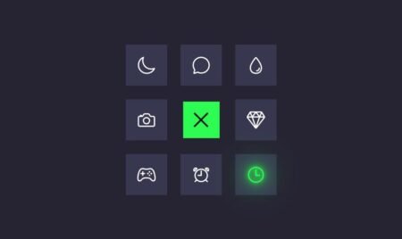 How to make 9 Dot Navigation Menu in HTML CSS & JavaScript - Coding Stella