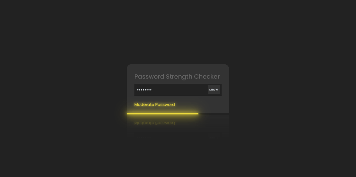 How to make Password Strength Checker using HTML CSS & JavaScript ...