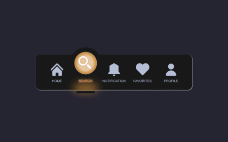 Html Taskbar How to make Iconic Magic Tab Bar using HTML & CSS - Coding Stella