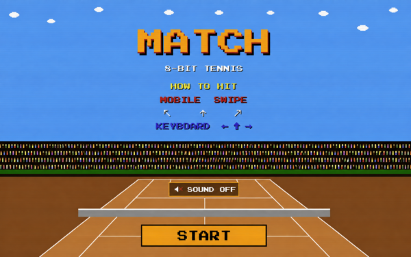 How to create 8 Bit Tennis Game using HTML CSS and JS - Coding Stella