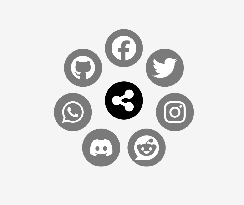How to make Social Media Button Hover Clock using HTML and CSS